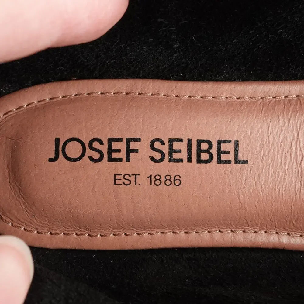 Josef Seibel Flat WMS SZ EU 40 US 9-9.5 BLK Fenja 01 Leather Ballet Comfort Shoe